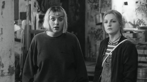 Rachel Jackson and Gemma McElhinney in Beats (2019)