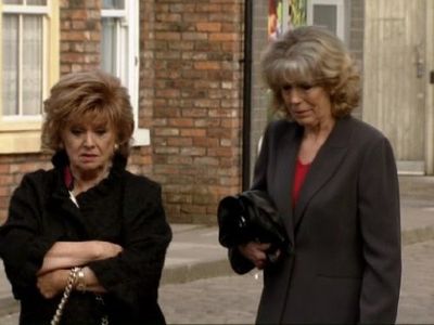 Barbara Knox and Sue Nicholls in Coronation Street (1960)