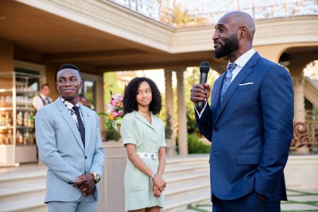 Adrian Holmes, Akira Akbar, and Olly Sholotan in Bel-Air (2022)