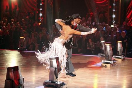 Karina Smirnoff and J.R. Martinez in Dancing with the Stars (2005)