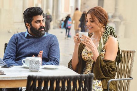 Sharwanand and Kajal Aggarwal in Ranarangam (2019)