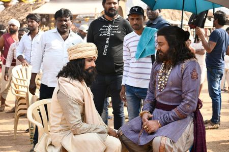 Chiranjeevi and Sudeep in Sye Raa Narasimha Reddy (2019)