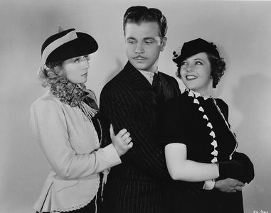 Joan Blondell, Jeanne Madden, and Dick Powell in Stage Struck (1936)