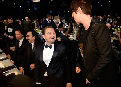 Leonardo DiCaprio and Diane Warren