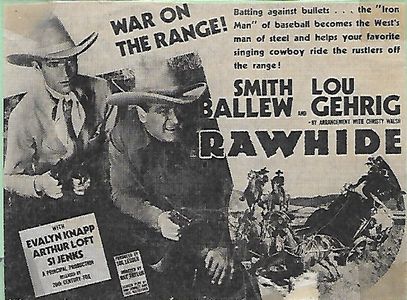 Smith Ballew and Lou Gehrig in Rawhide (1938)