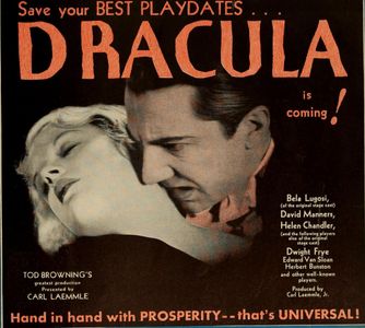 Bela Lugosi and Frances Dade in Dracula (1931)