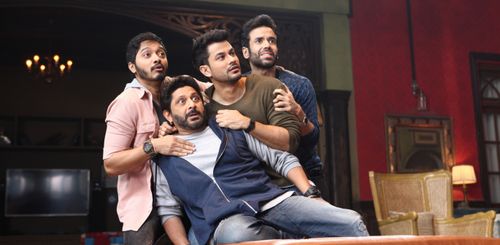 Kunal Kemmu, Arshad Warsi, Tusshar Kapoor, and Shreyas Talpade in Golmaal Again (2017)