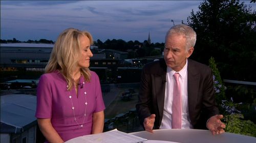 John McEnroe and Tracy Austin in Today at Wimbledon (1964)