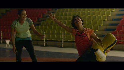 Fatima Sana Shaikh and Meenu Prajapati in Dangal (2016)