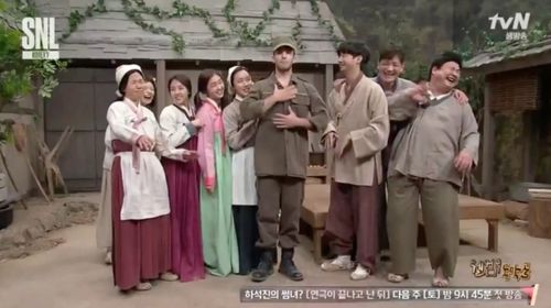 SNL Korea S7E18 Welcome to Dongmakgol as the US Pilot Smith