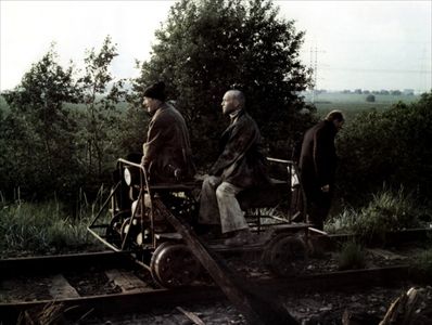 Nikolay Grinko, Aleksandr Kaydanovskiy, and Anatoliy Solonitsyn in Stalker (1979)