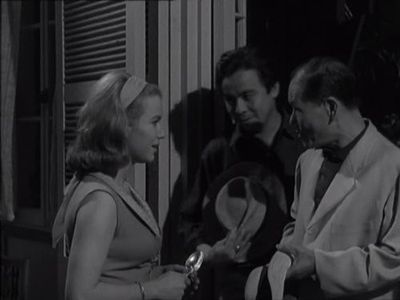 Suzan Farmer, Kristopher Kum, and Kenjin Takari in The Saint (1962)