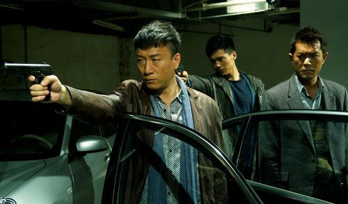 Louis Koo, Honglei Sun, and Yunxiang Gao in Drug War (2012)