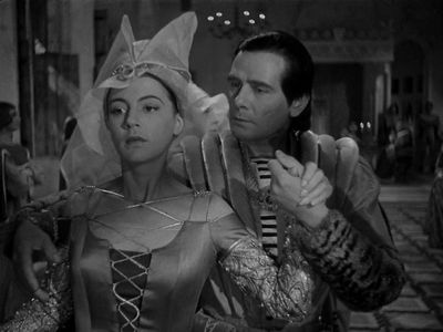 Marie Déa and Marcel Herrand in Les Visiteurs du Soir (1942)