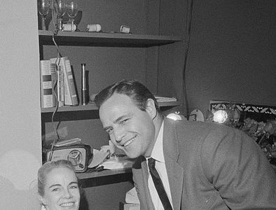 Marlon Brando and Jocelyn Brando