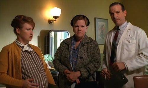 Audrey Wasilewski, Myra Turley and Donald Sage Mackay from MAD MEN