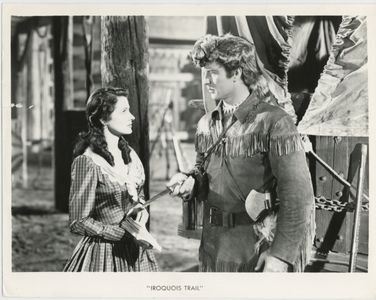 Brenda Marshall and George Montgomery in The Iroquois Trail (1950)