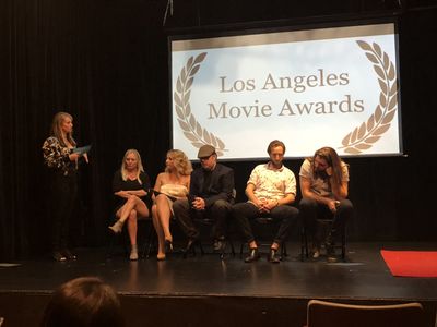 Q&A still shot from 'LA Movie Awards' festival for F***, Marry, Kill