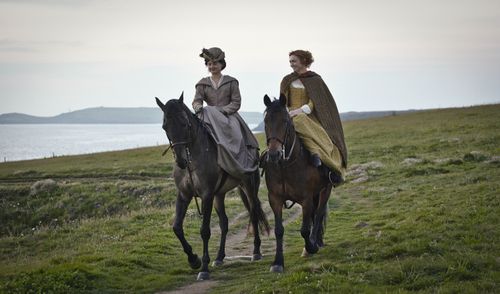 Eleanor Tomlinson and Ruby Bentall in Poldark (2015)