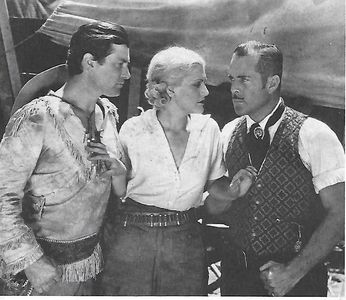 Nancy Caswell, Reed Howes, and Rex Lease in Custer's Last Stand (1936)