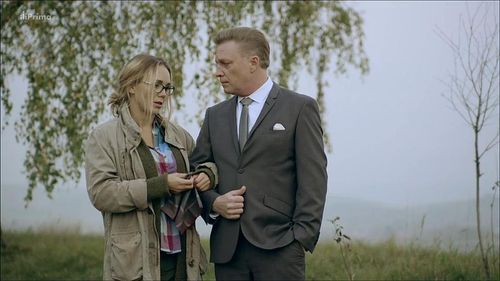 Michal Dlouhý and Lucie Vondrácková in Kapitán Exner (2017)