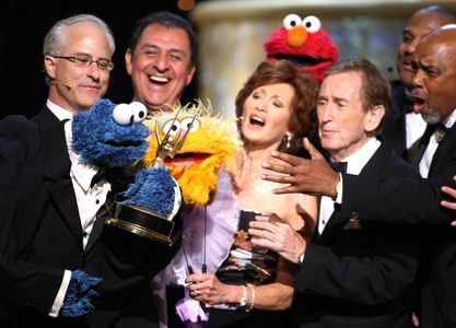 Fran Brill, Kevin Clash, Emilio Delgado, Bob McGrath, Roscoe Orman, and David Rudman at an event for The 36th Annual Day