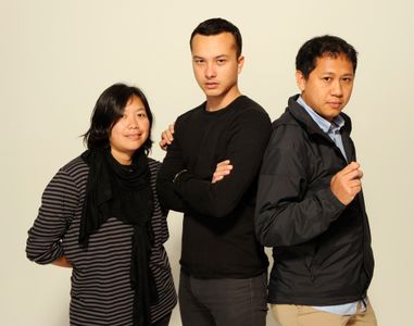 Nicholas Saputra, Edwin, and Meiske Taurisia