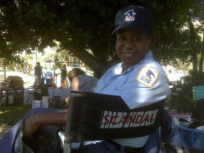 On the set of Scandal