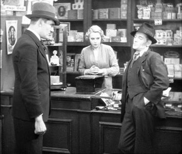 Donald Calthrop, John Longden, and Anny Ondra in Blackmail (1929)