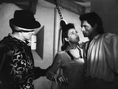 Marie Déa, Jules Berry, and Alain Cuny in Les Visiteurs du Soir (1942)