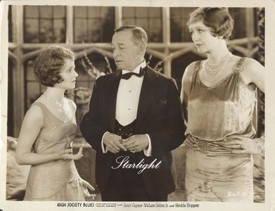 William Collier Sr., Janet Gaynor, and Hedda Hopper in High Society Blues (1930)