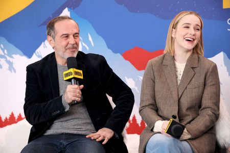 Merab Ninidze and Rachel Brosnahan at an event for The IMDb Studio at Sundance: The IMDb Studio at Acura Festival Villag