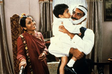 Ben Kingsley and Rohini Hattangadi in Gandhi (1982)