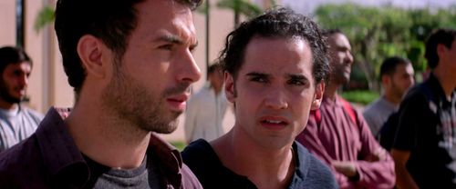 Reece Ritchie and Tom Cullen in Desert Dancer (2014)