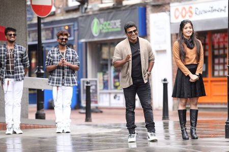 Puneeth Rajkumar and Rashmika Mandanna in Anjaniputra (2017)