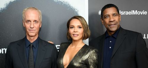 Denzel Washington, Carmen Ejogo, and Dan Gilroy at an event for Roman J. Israel, Esq. (2017)