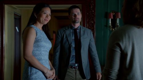 Still of Celeste Den and Warren Christie in CASTLE.