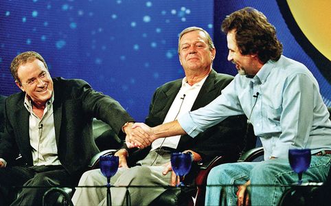 Al Michaels, Dennis Miller, and Don Ohlmeyer at an event for NFL Monday Night Football (1970)