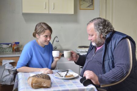 Adèle Haenel and Jean-Michel Balthazar in The Unknown Girl (2016)