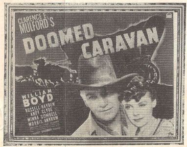 William Boyd and Georgia Ellis in Doomed Caravan (1941)