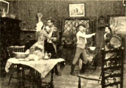 Edwin Clarke, Miriam Nesbitt, and Charles Ogle in The Minute Man (1911)