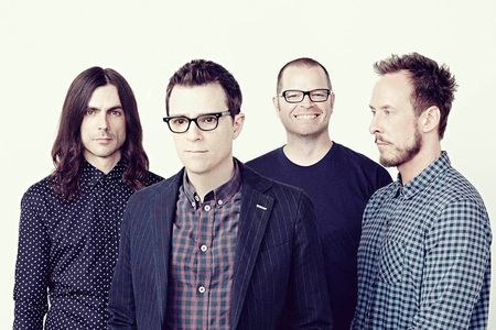 Weezer, Rivers Cuomo, Brian Bell, Patrick Wilson, and Scott Shriner