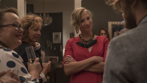 Eszter Ónodi, Réka Tenki, and Andrea Balázs in Neither with You (2019)