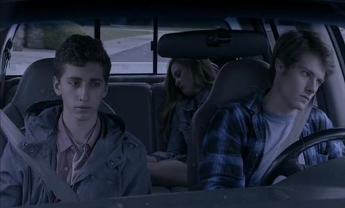 Zachary Roozen, Daniel Rashid, and Katie Baker in Tomorrow (2014)