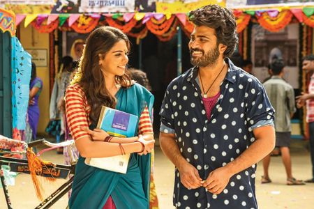 Sharwanand and Kalyani Priyadarshan in Ranarangam (2019)