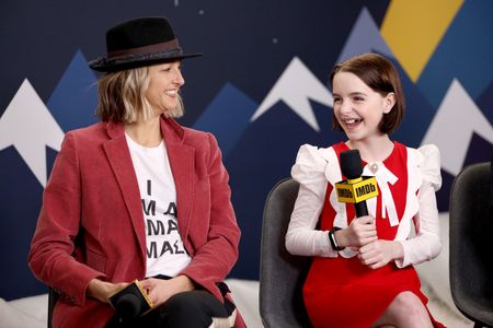 Bertie and Mckenna Grace at an event for Troop Zero (2019)