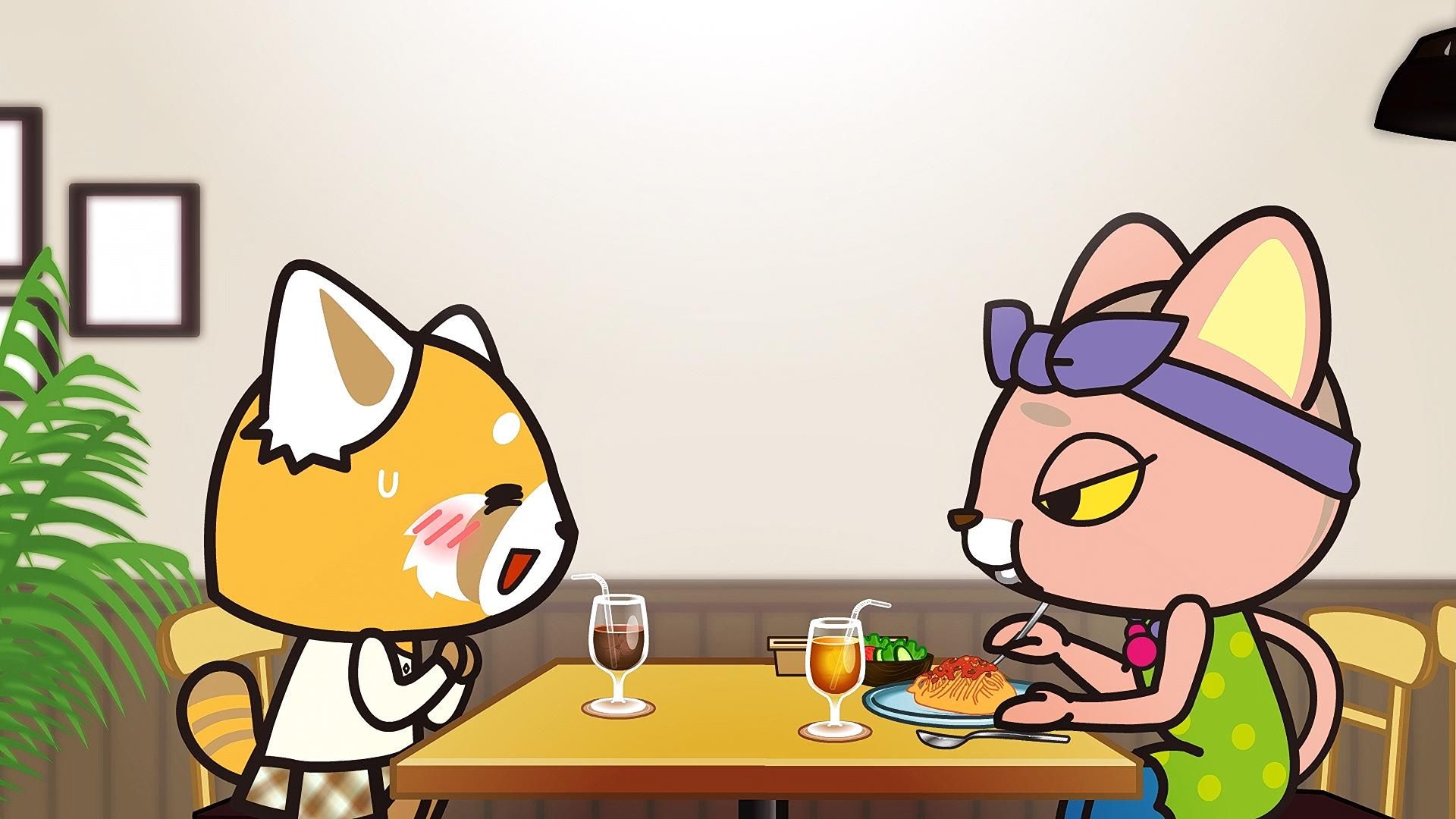 Aggretsuko background