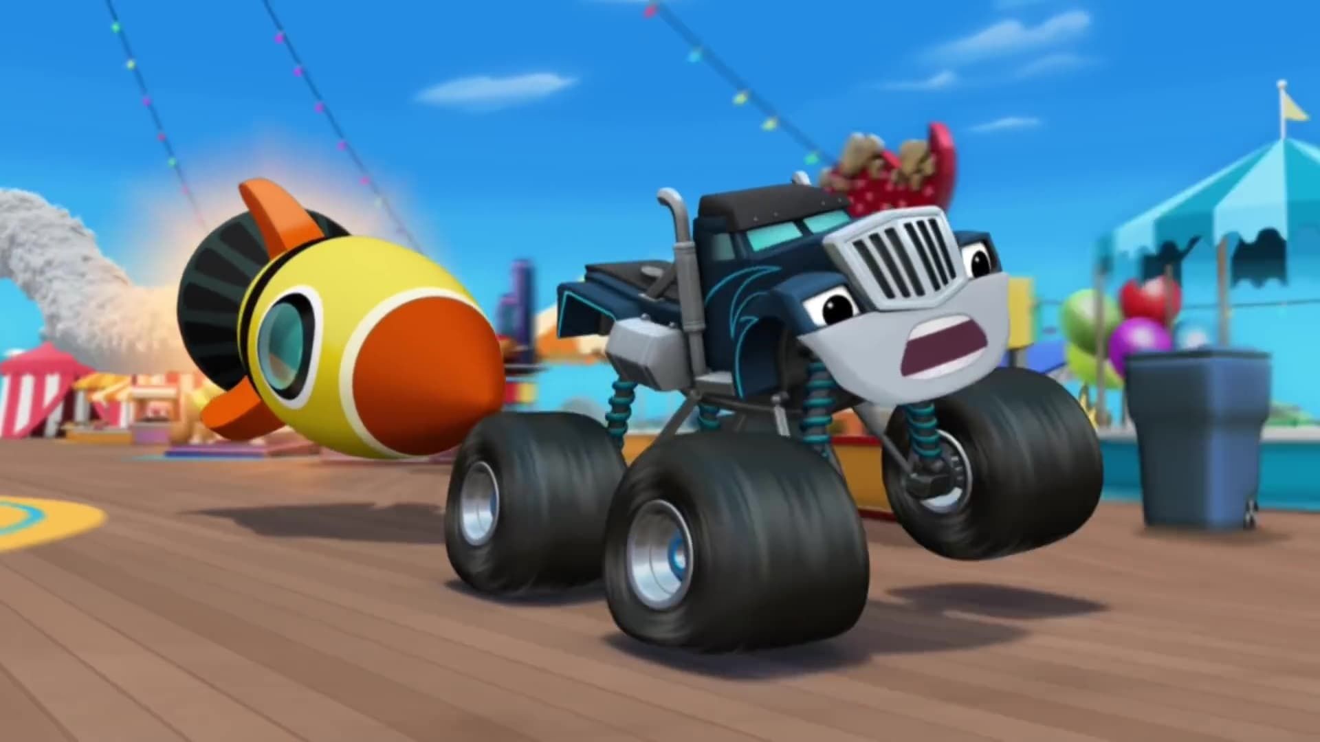 Blaze and the Monster Machines background