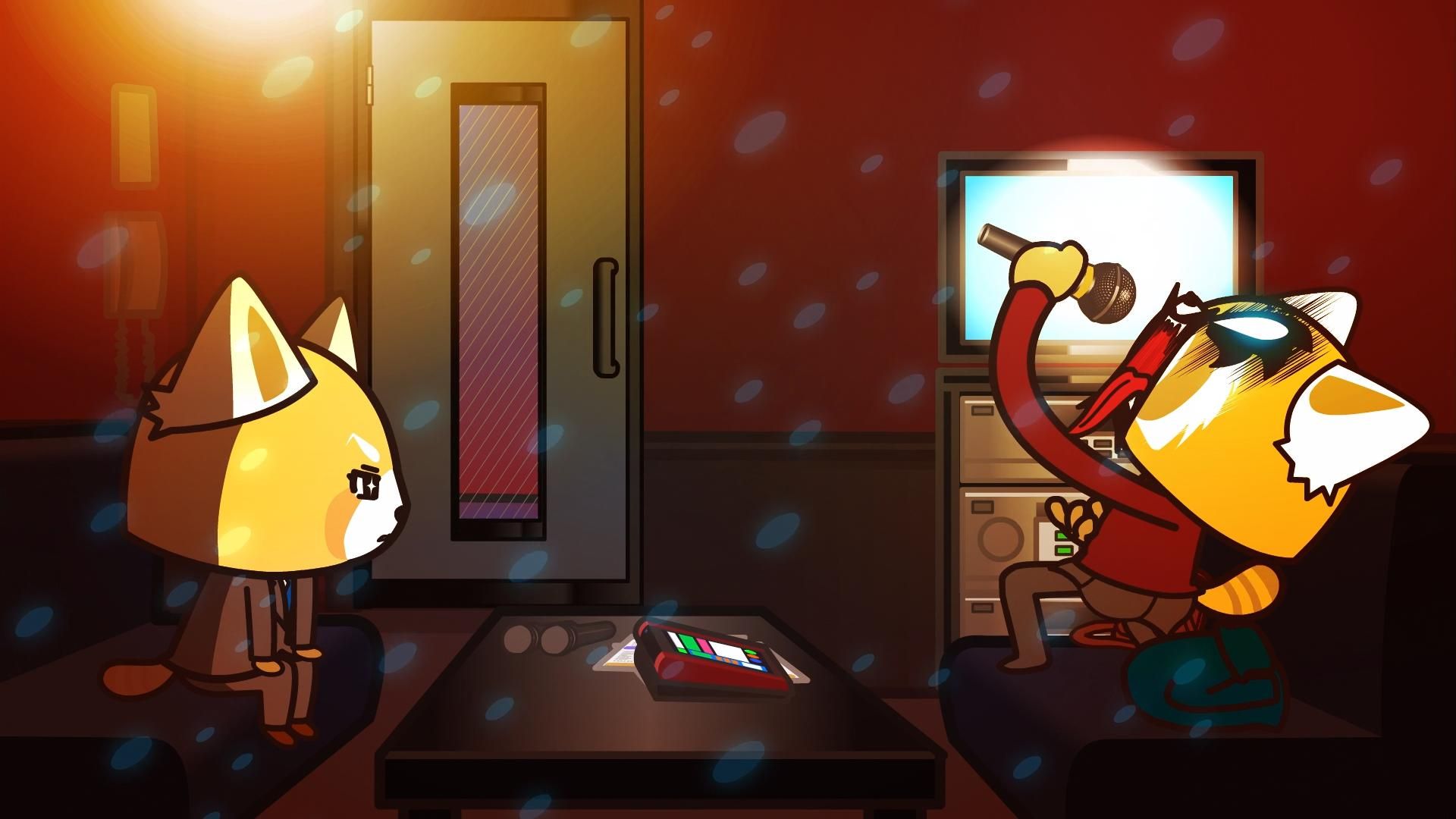 Aggretsuko background