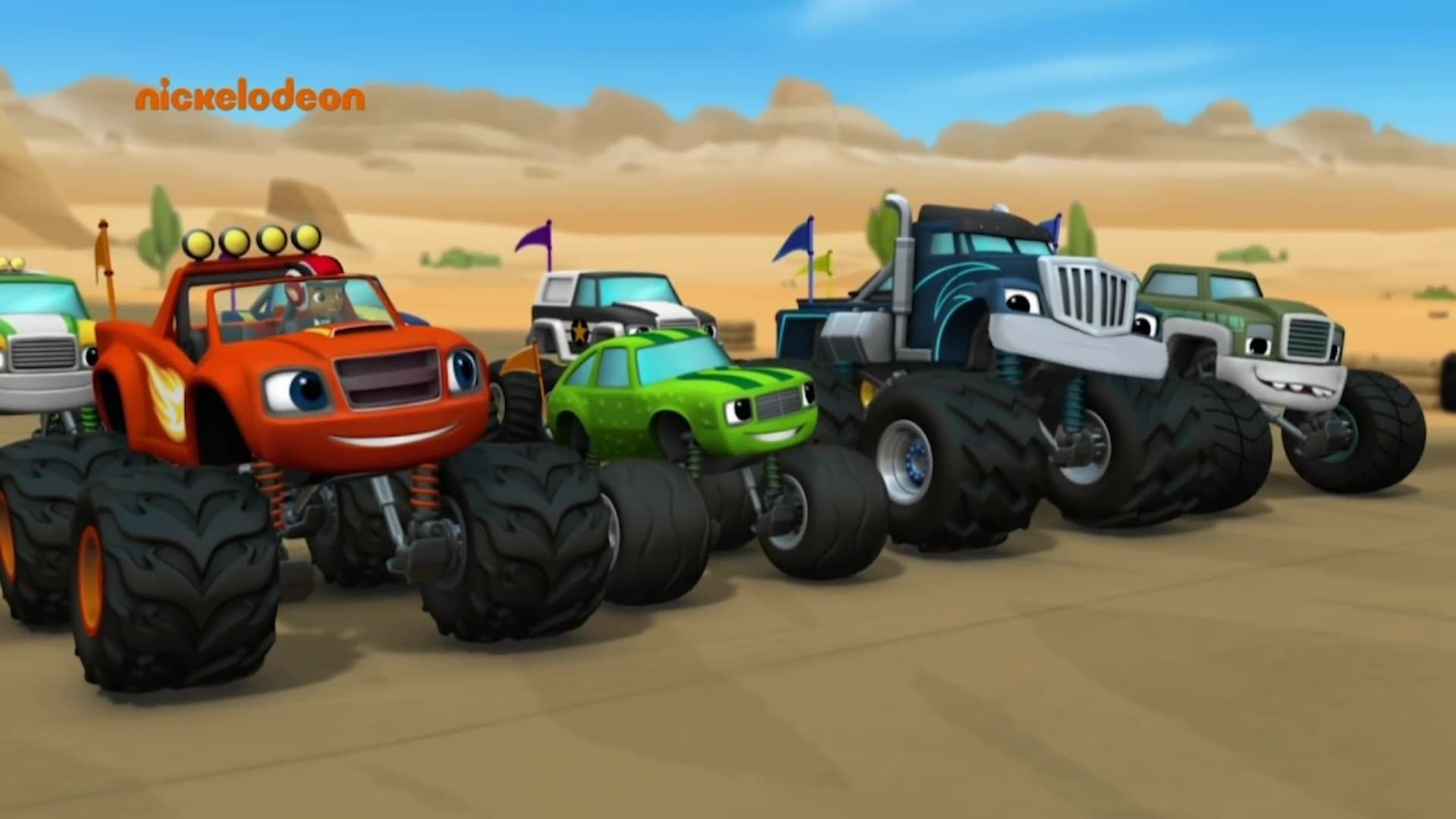 Blaze and the Monster Machines background